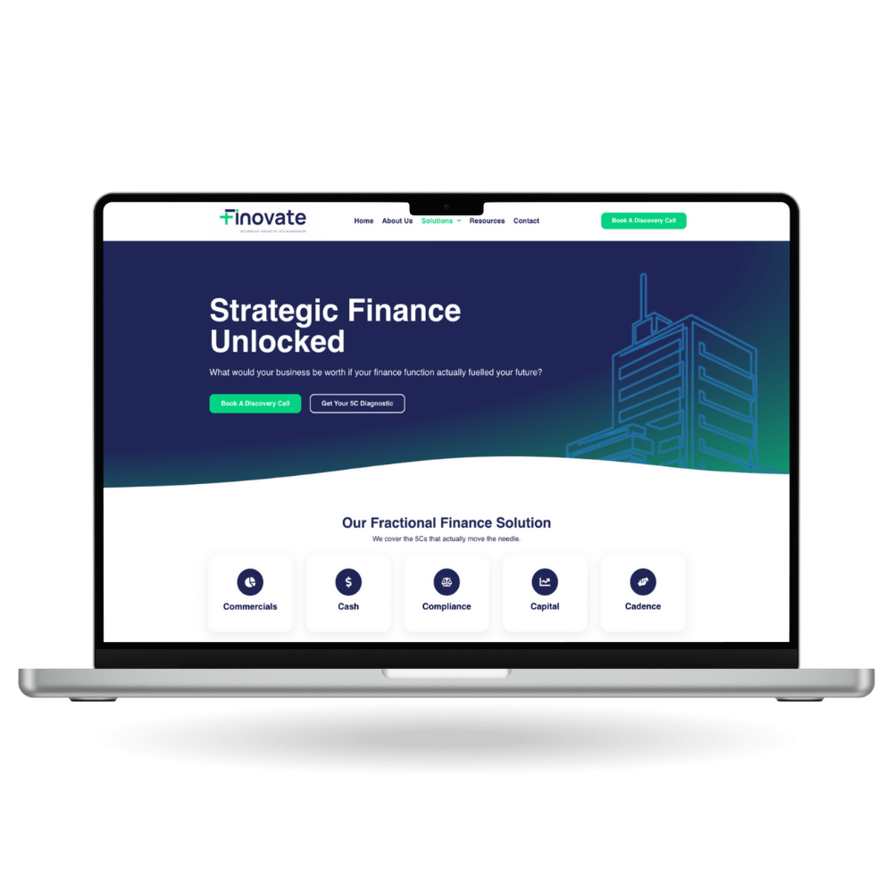 Tomorrow Media Client Mockup Finovate